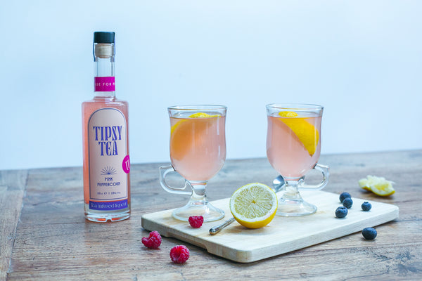 Tipsy Tea Alcoholic Tea Liqueur Fruit Cocktail Pink Peppercorn